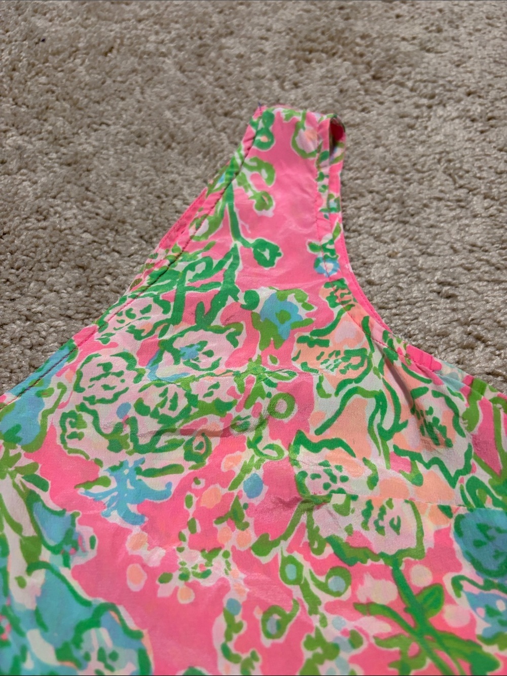 Lilly Pulitzer Southern Charm silk tank XS - Picture 4 of 8